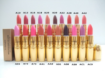 MAC Matte Lipstick Golden Rouge Long Lasting 3G 0.1Oz 20 Colors Whole set